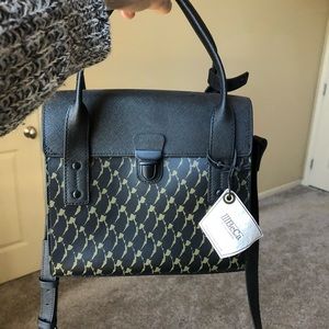 NWT III BeCa Graphic Owl Satchel Joy Gryson